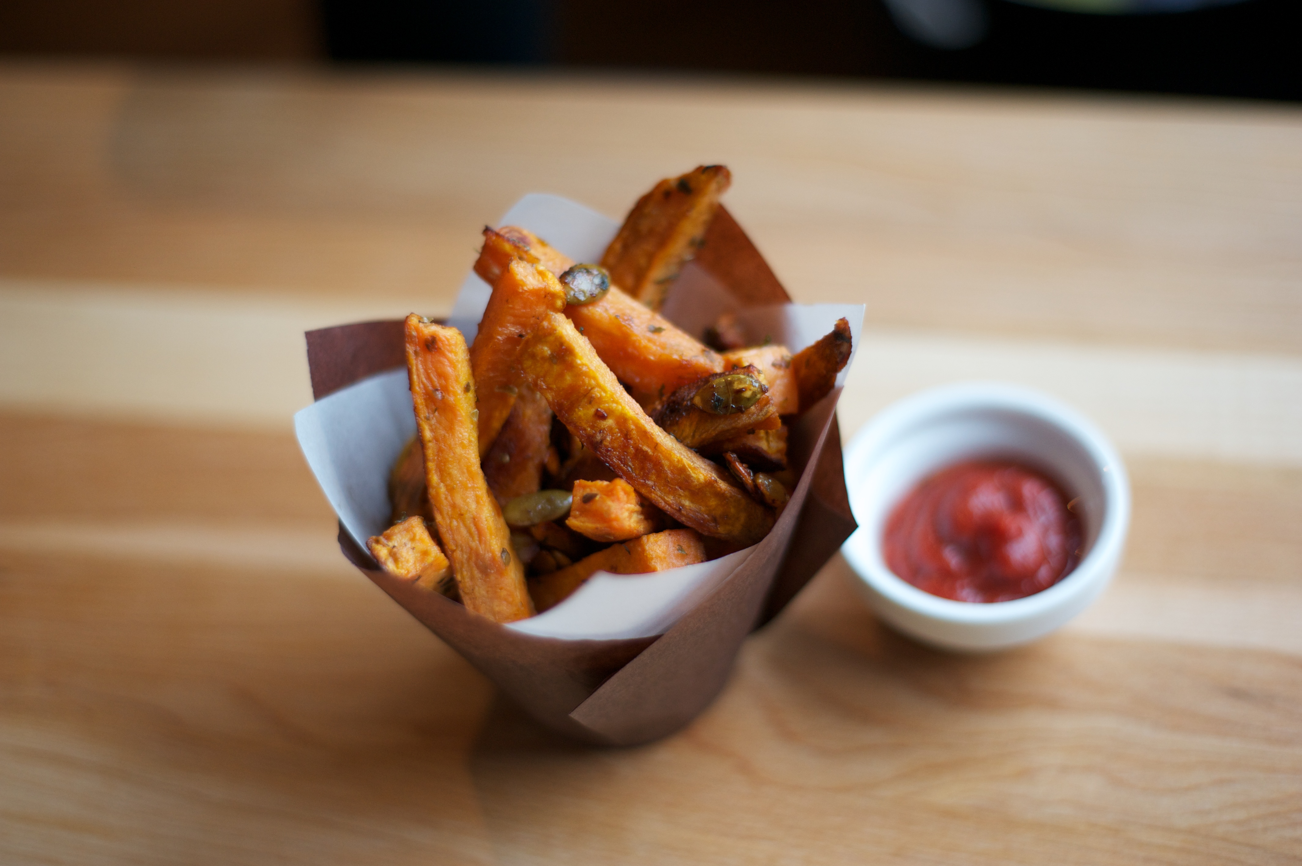 Garlic Oregano Yam Fries 8